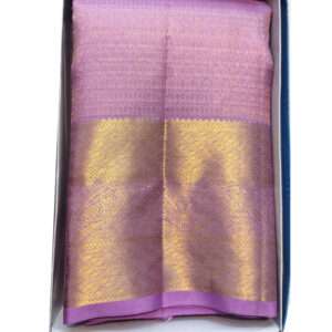 Pink Board Border ILKAL Silk Saree