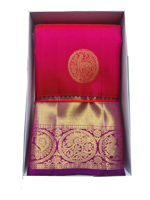 ILKAL SAREES - RED SILK SAREE