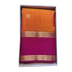 Molkalmur Sarees- Orange Colour